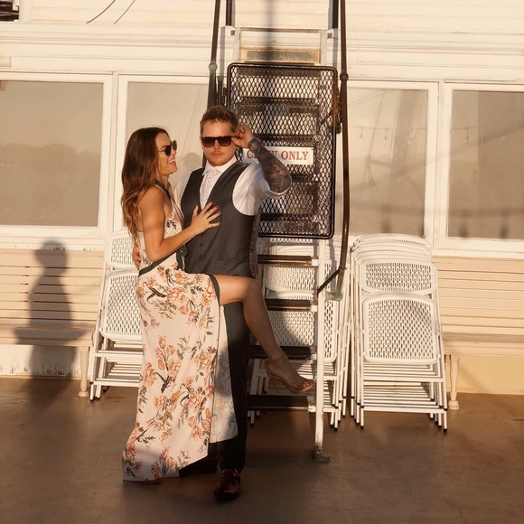 Aries Maxi high slit style stalker dress - Picture 7 of 8